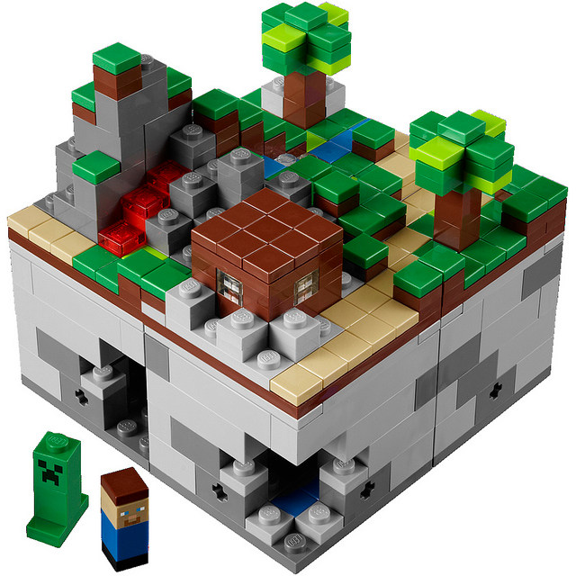 Minecraft Lego - digitalt möter analogt