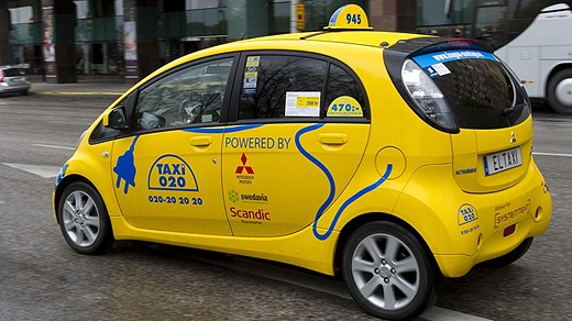 Sveriges första 4G-taxi