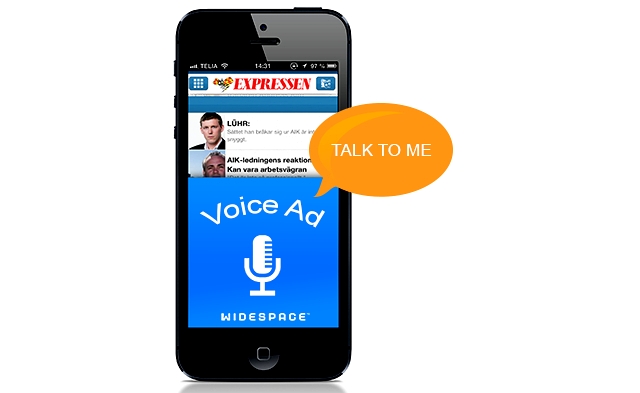 Röststyrda annonser i mobilen