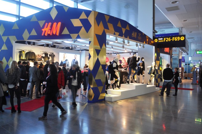 Pop up-butik för H&M:s sportkollektion