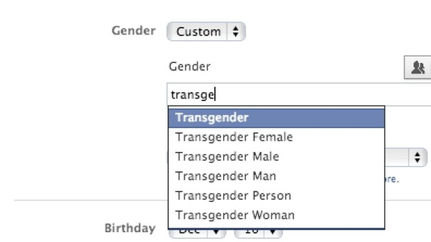 Facebook lanserar nya könsidentiteter