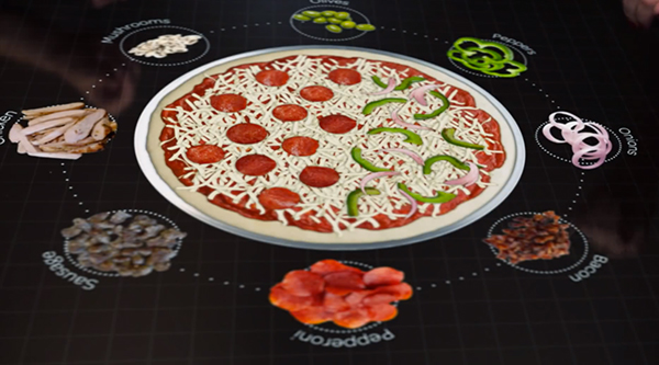 Framtidens pizzabeställning