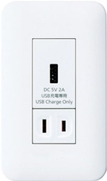 USB direkt i väggen
