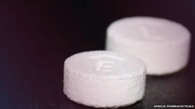 Världens första 3D piller