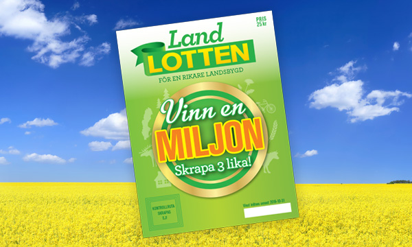 Nytt lotteri ska stödja landsbygden