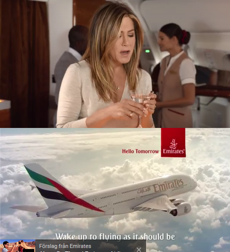 Emirates reklamfilm - en dröm?