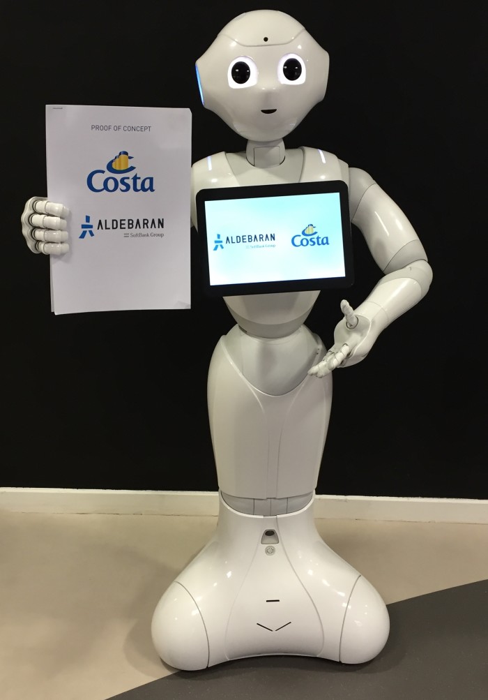 Robotbesättning på Costa Diadema