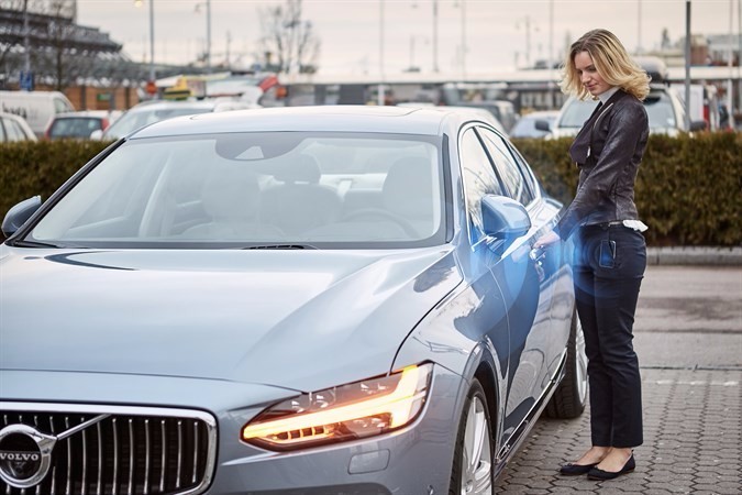 Volvo lanserar nyckelfria bilar