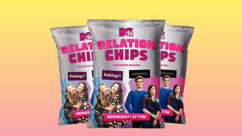 Tittardesignade chipspåsar (MTV)
