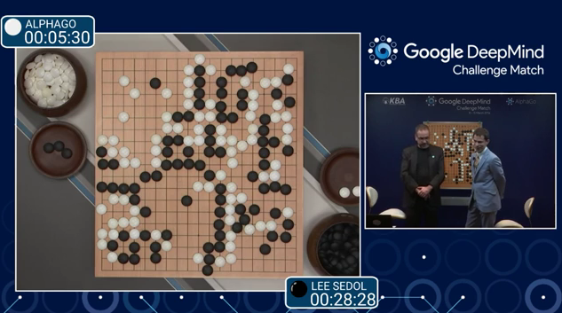 AlphaGo vann över mänsklig motståndare