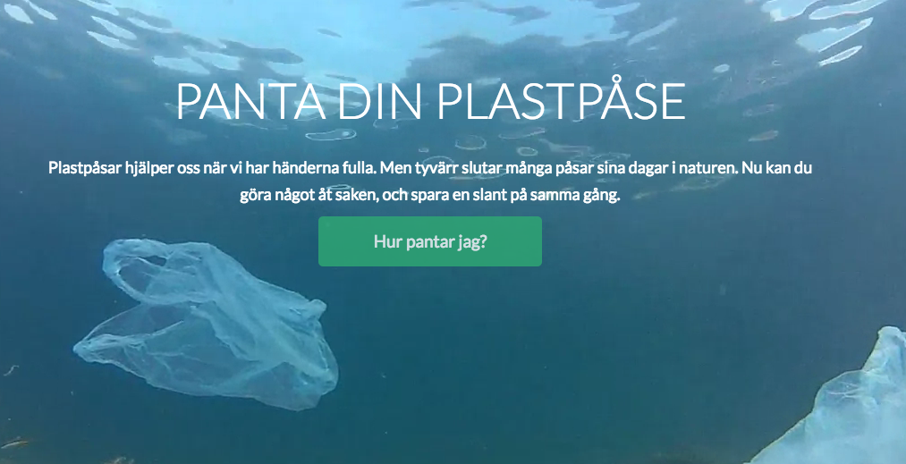 Panta plastpåsar i Stockholm