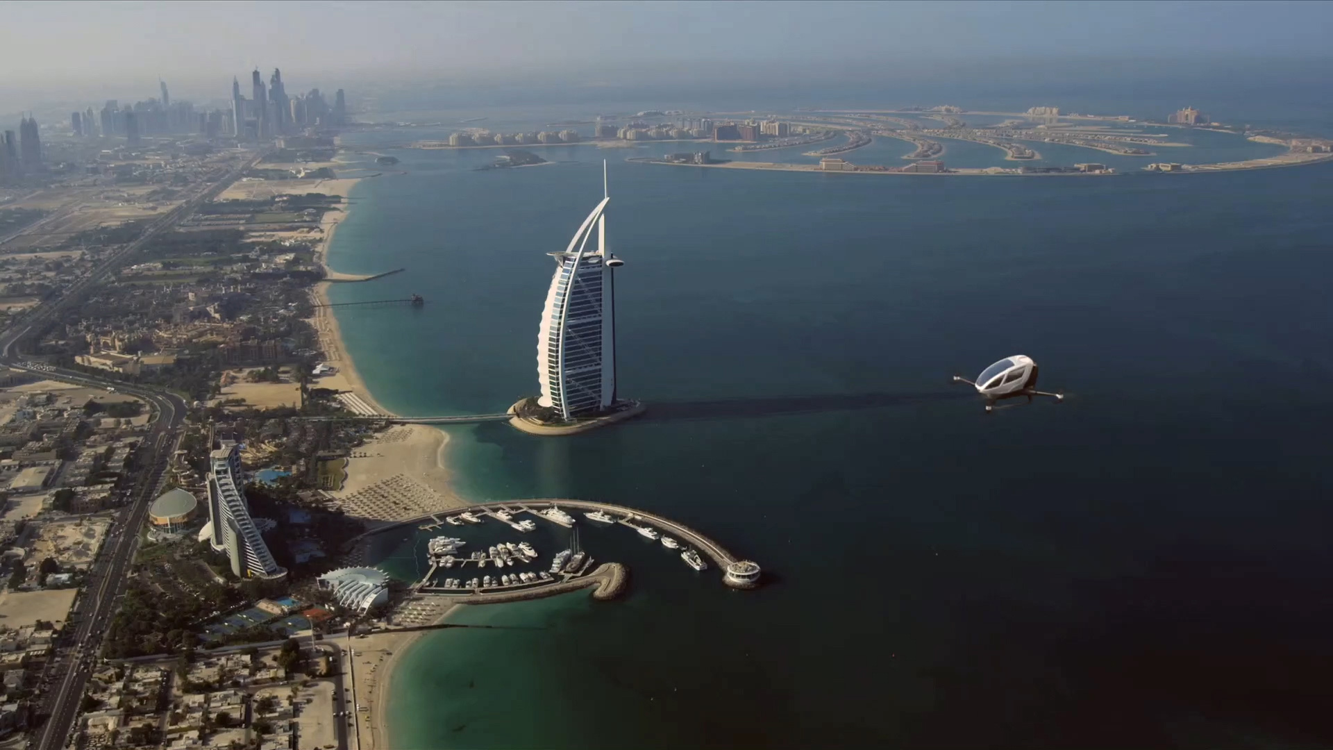Drönartaxi blir verklighet i Dubai