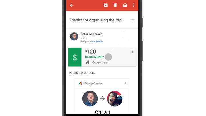 Skicka pengar i Gmail