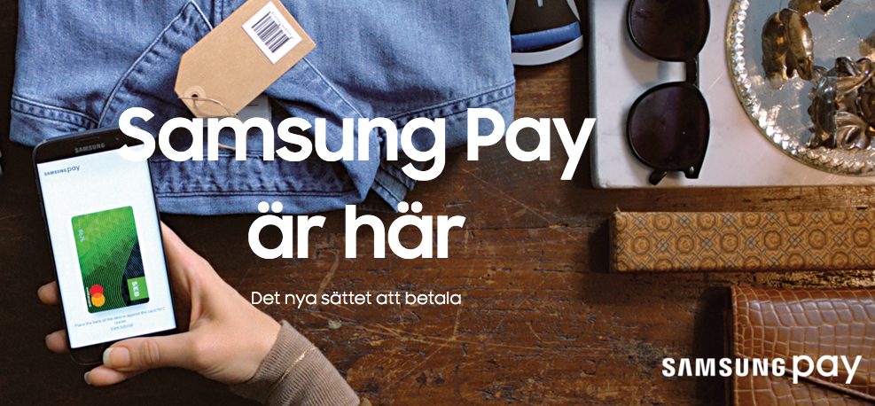 Samsung Pay nu i Sverige