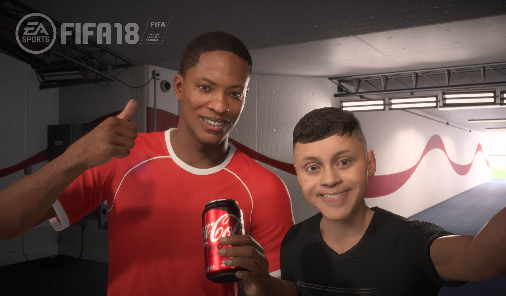 Coca-Cola sponsrar fotbollsspelare i FIFA18