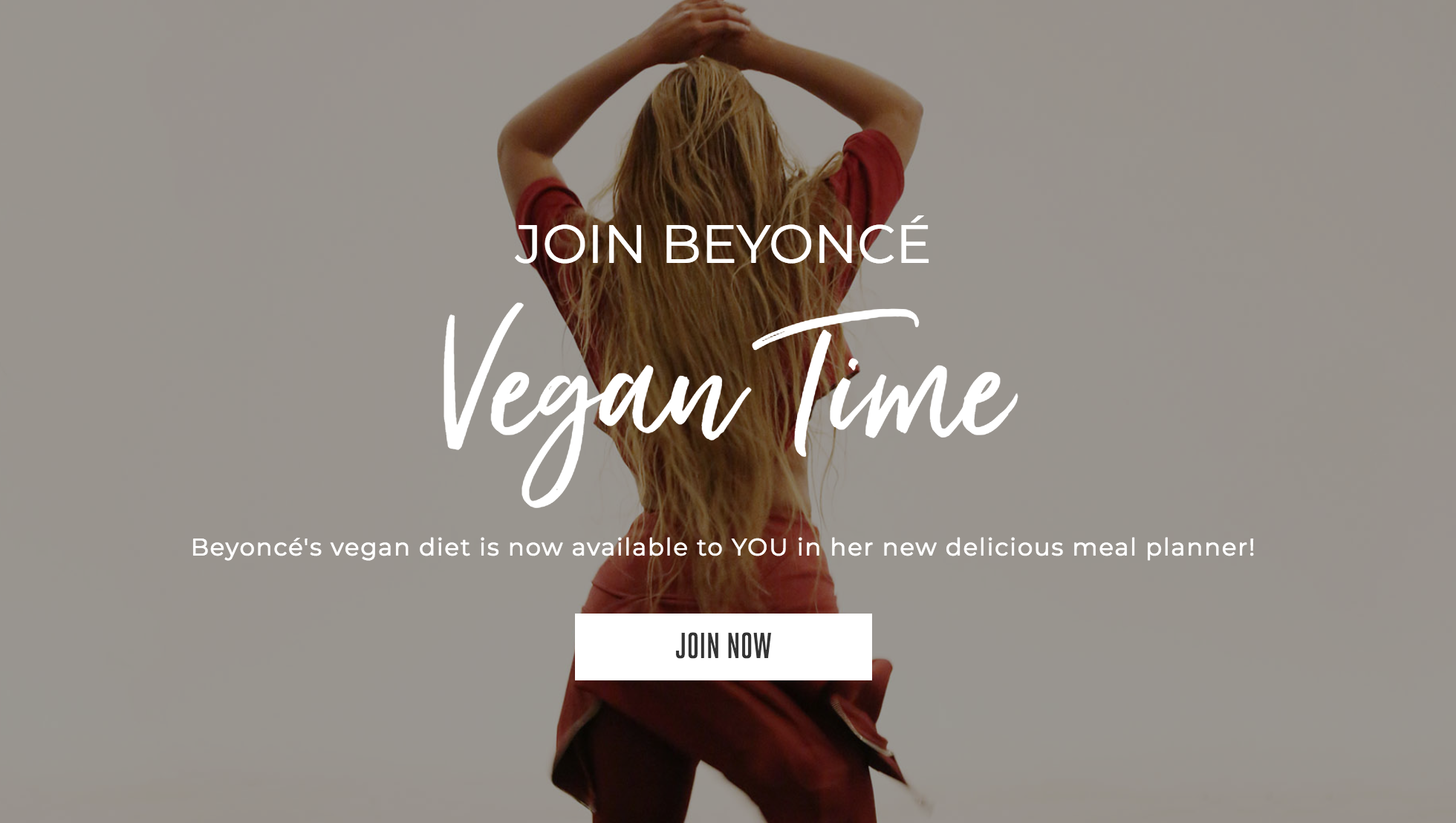 Beyoncé uppmuntrar till veganism