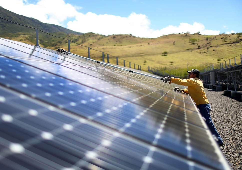 Costa Rica går på grön el