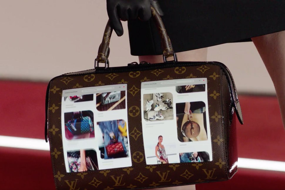 Handväskor med OLED-skärm