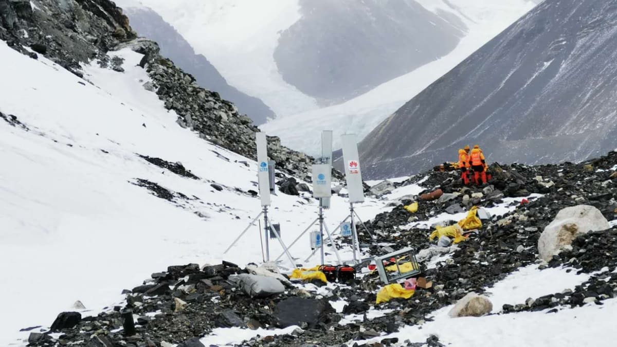 5G-nät på Mount Everest