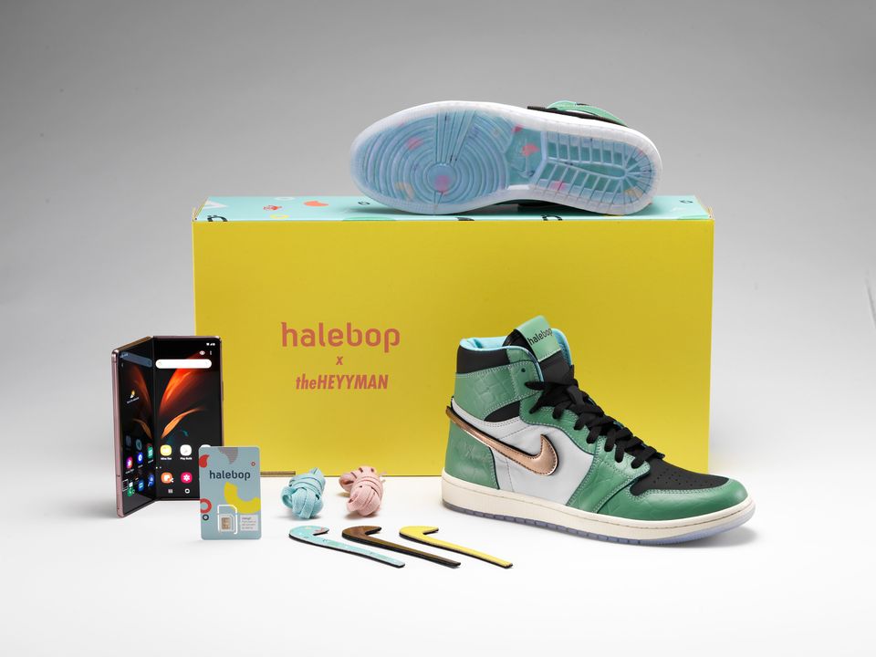 Halebop släpper egna sneakers med mobilabonnemang