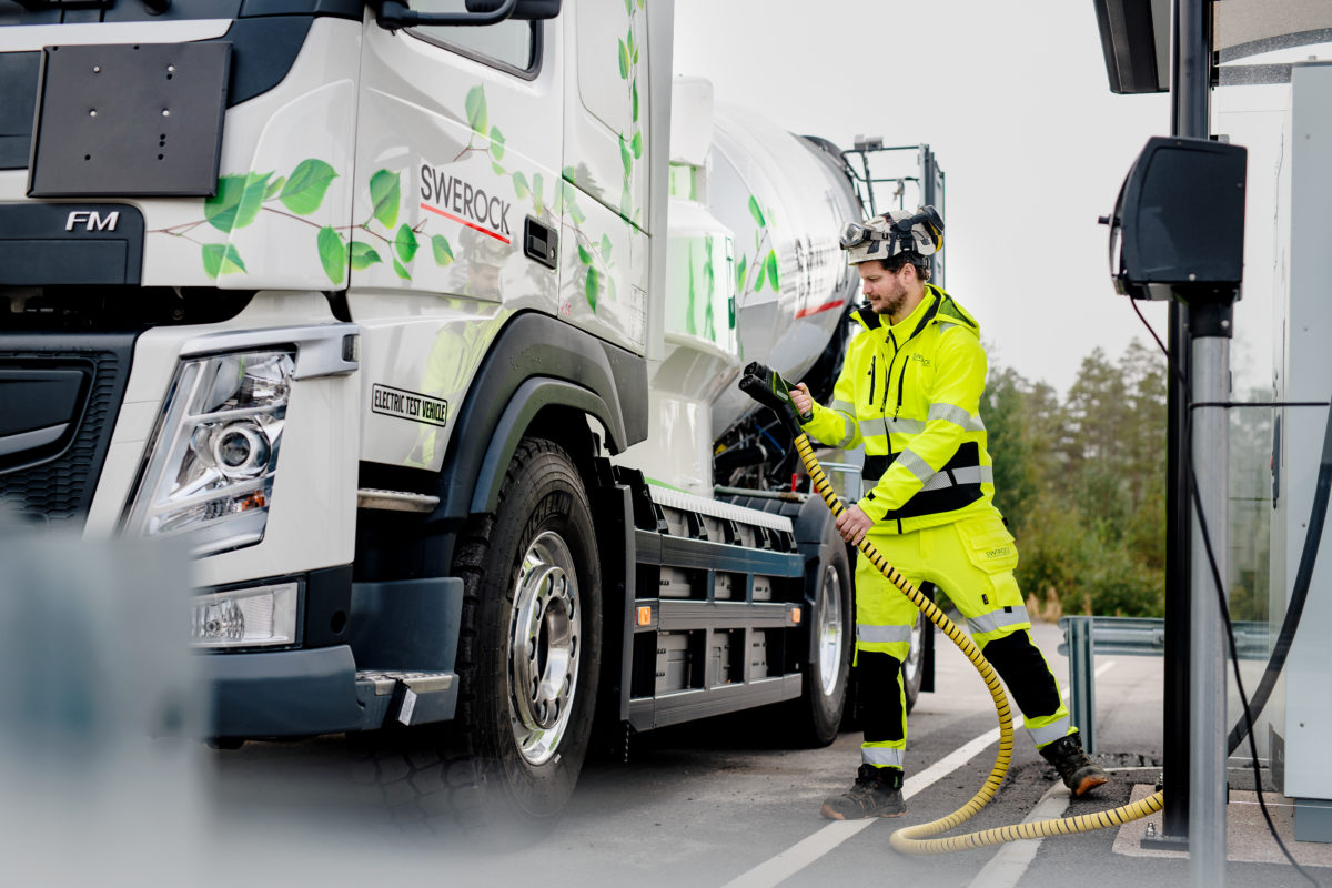 Volvo Lastvagnars eldrivna lastbilar i Europa under 2021
