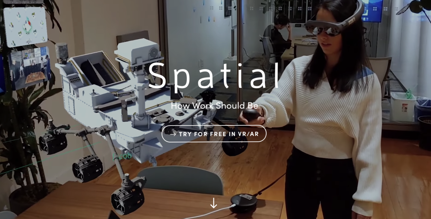 Coworking med VR och AR i ”Spatial”