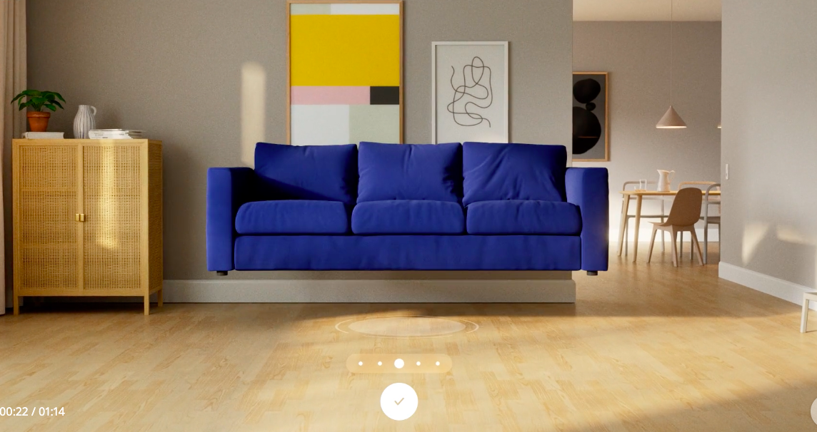 Möblera hemmet med hjälp av AR