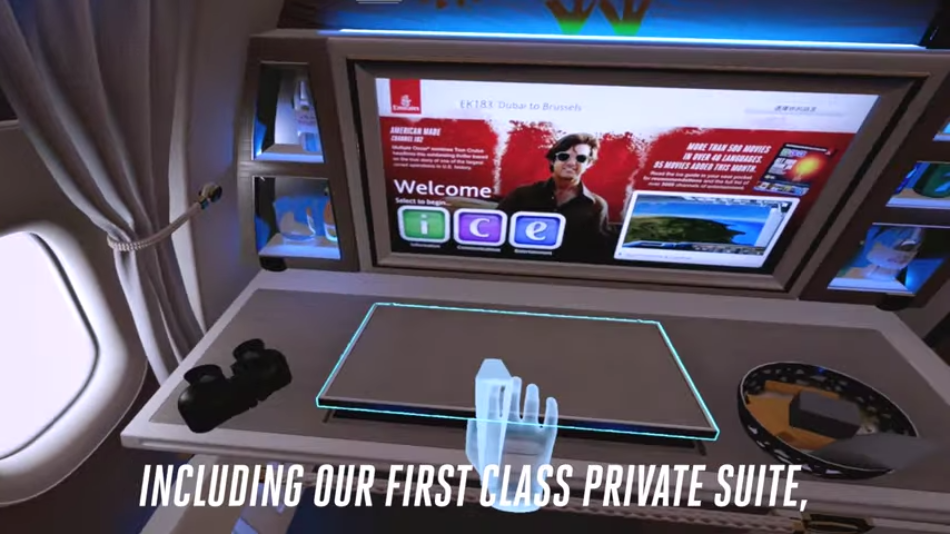 Flyg med Emirates i VR