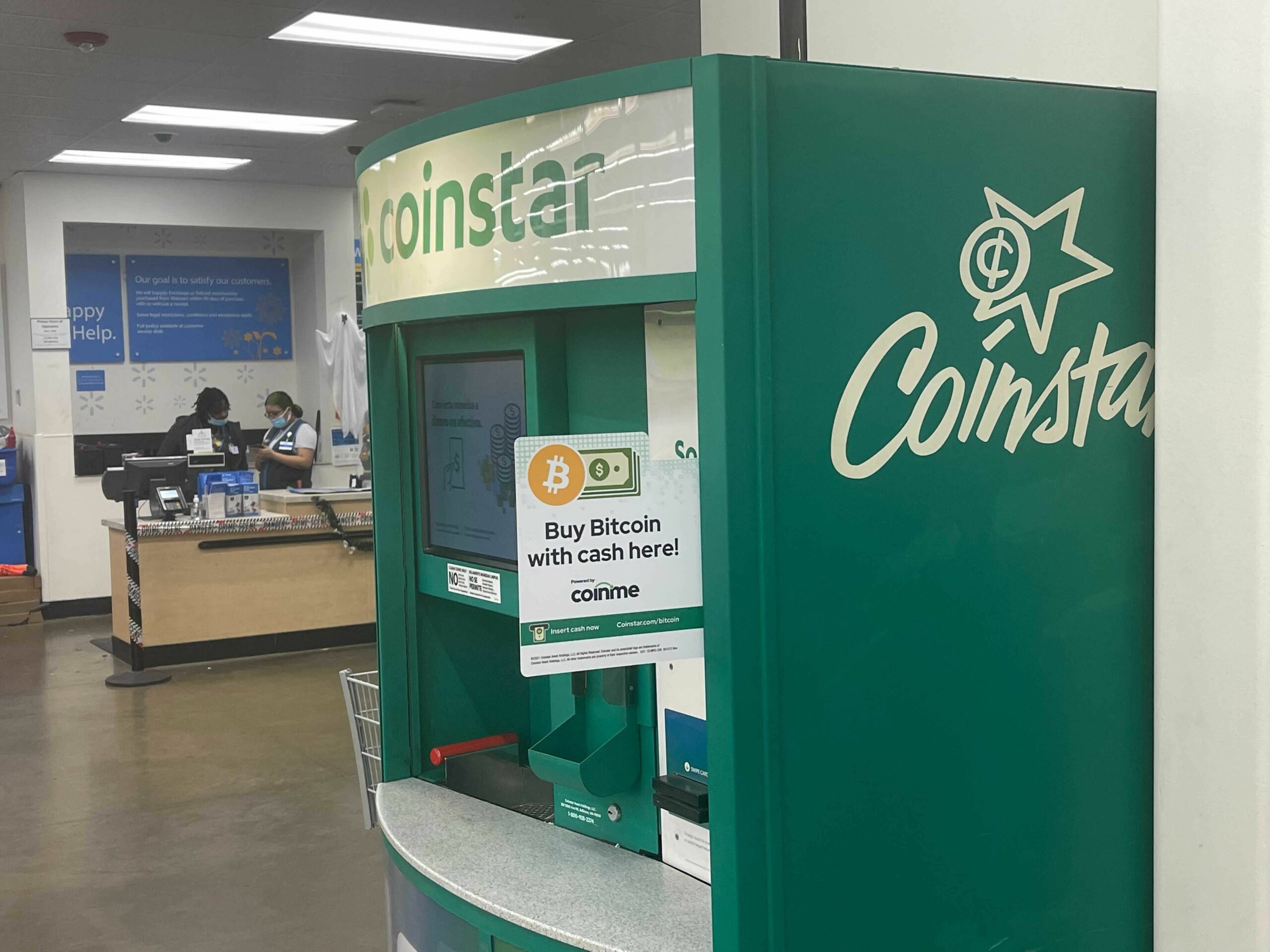 Bitcoin-bankomater hos Walmart