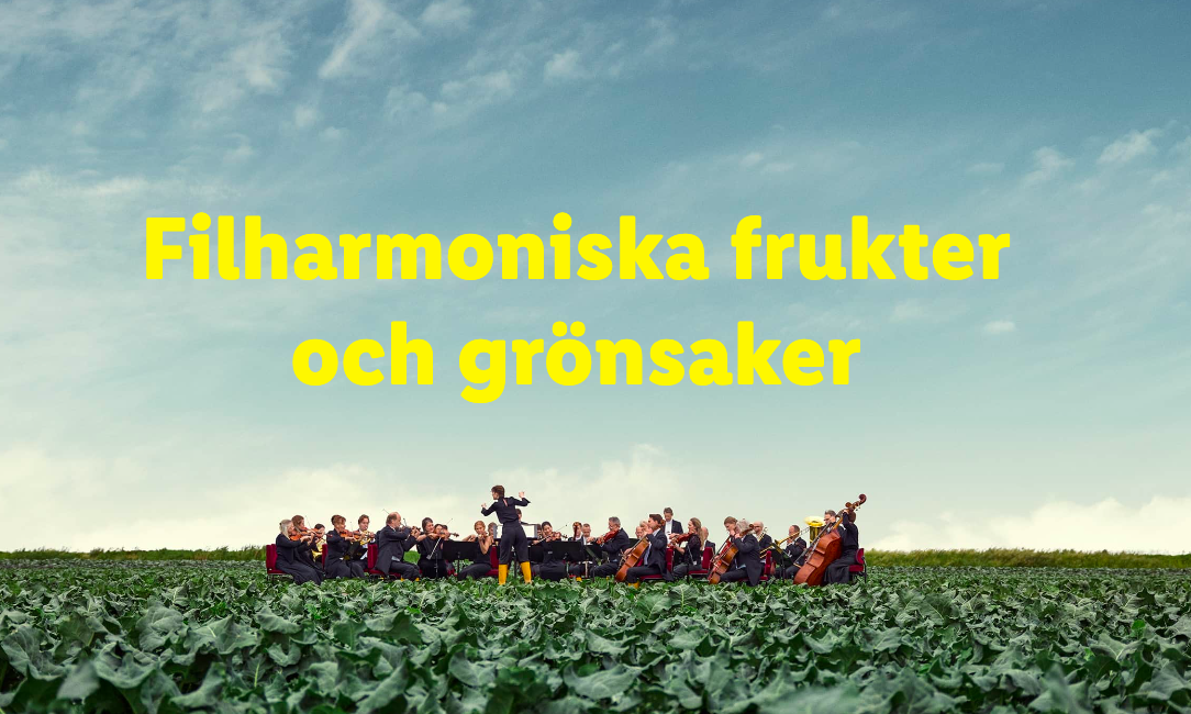 Lidl Sverige säljer frukter och grönsaker som vuxit upp till toner av klassisk musik