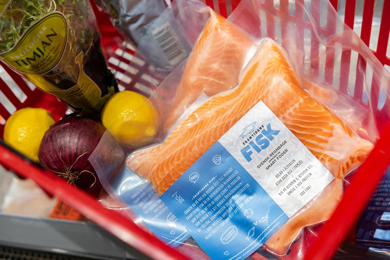 Svenskodlad regnbågslax med framtidens cirkulära foder