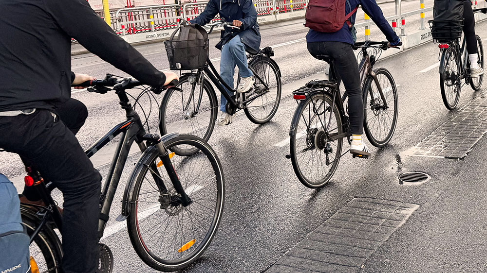 Många kan tänka sig att ersätta bilen med cykel