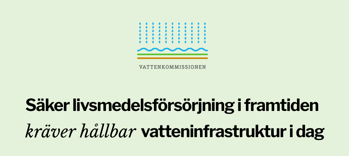 LRF lanserar Vattenkommissionen