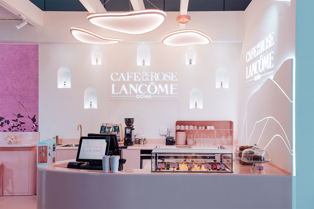 Lancôme öppnar lyxigt kafé och retreat på Dohas flygplats