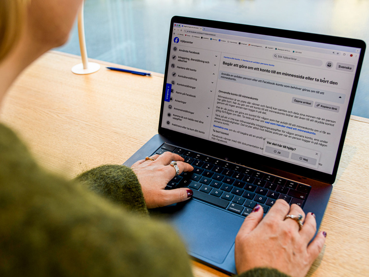 Döstädning på internet