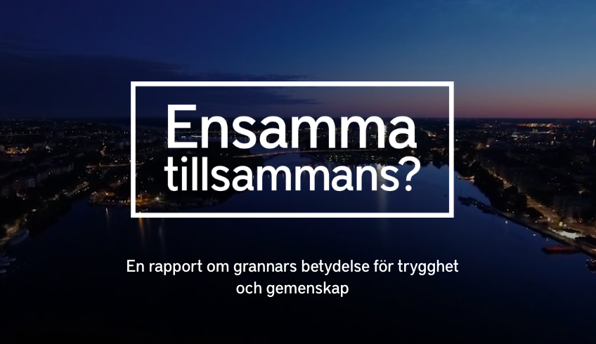 Mindre fokus på gemenskap bland grannar