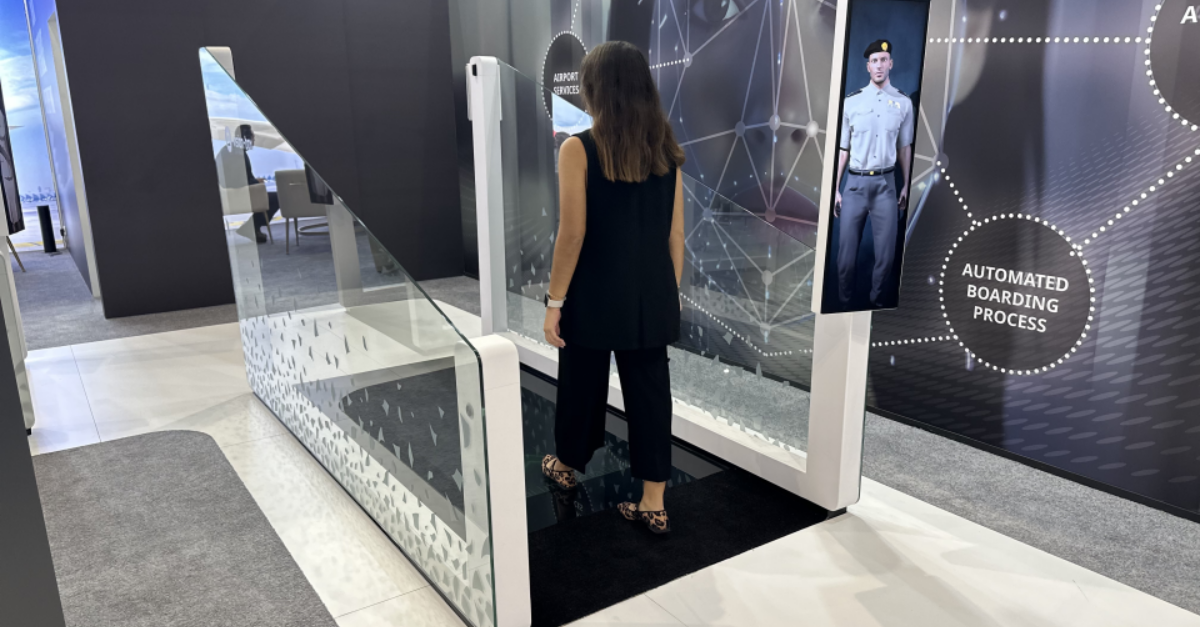 Världens första biometriska korridor