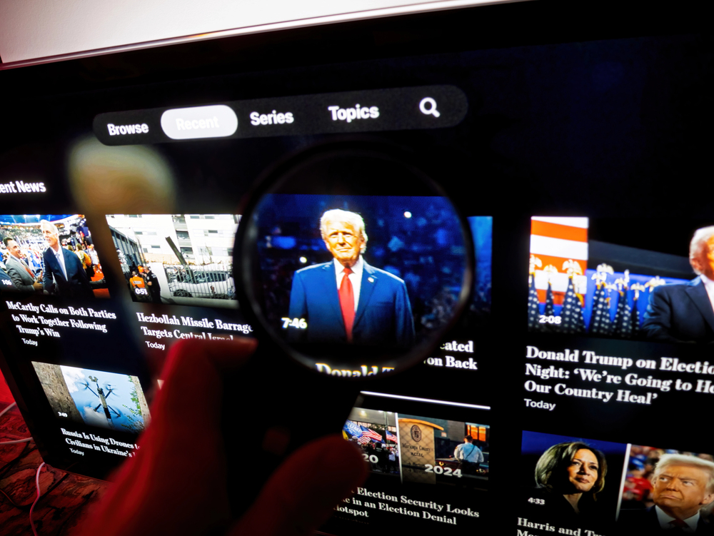 Männen dominerar nyhetsflödet