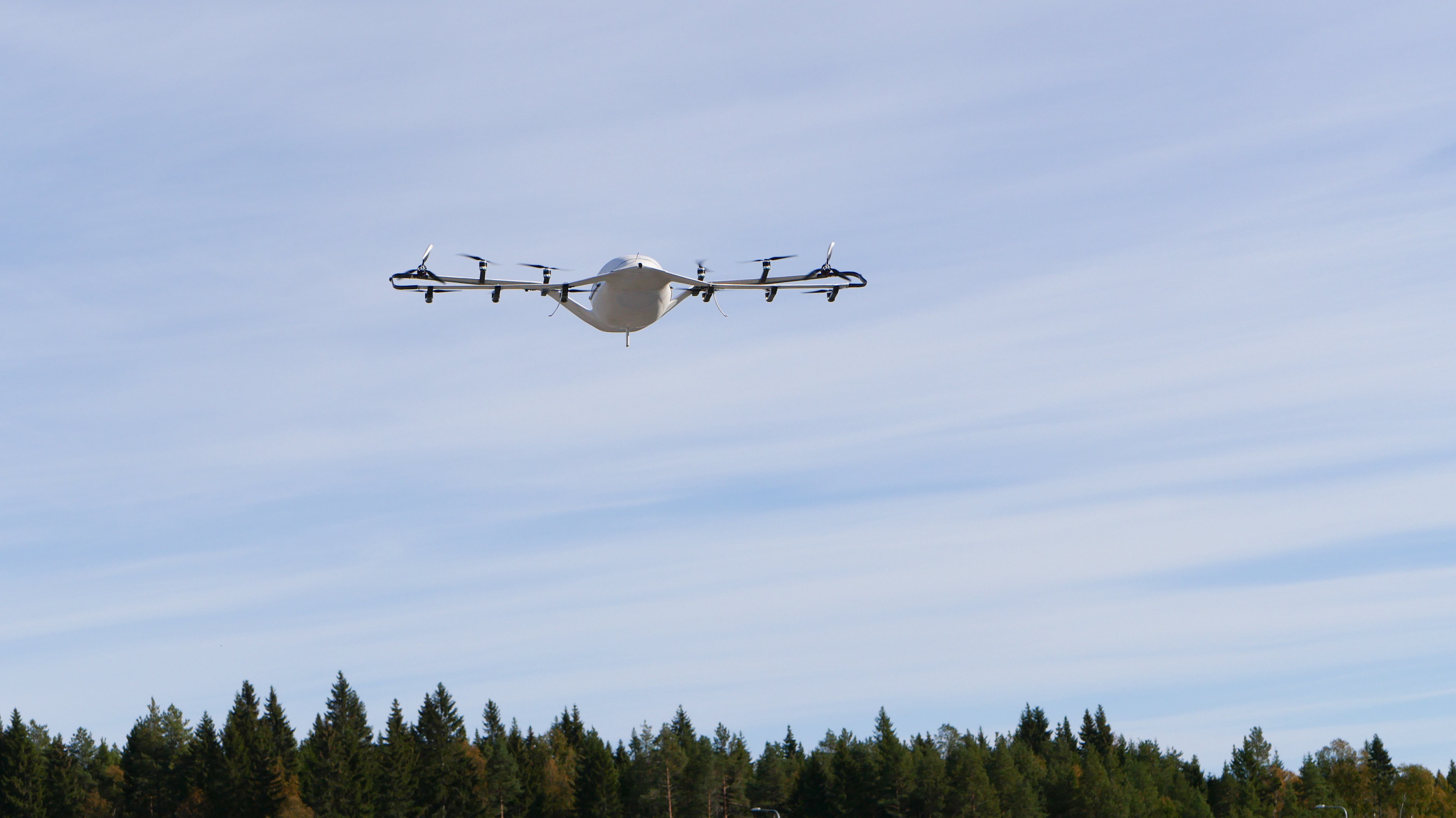 Test med drönarleveranser igång i Skellefteå