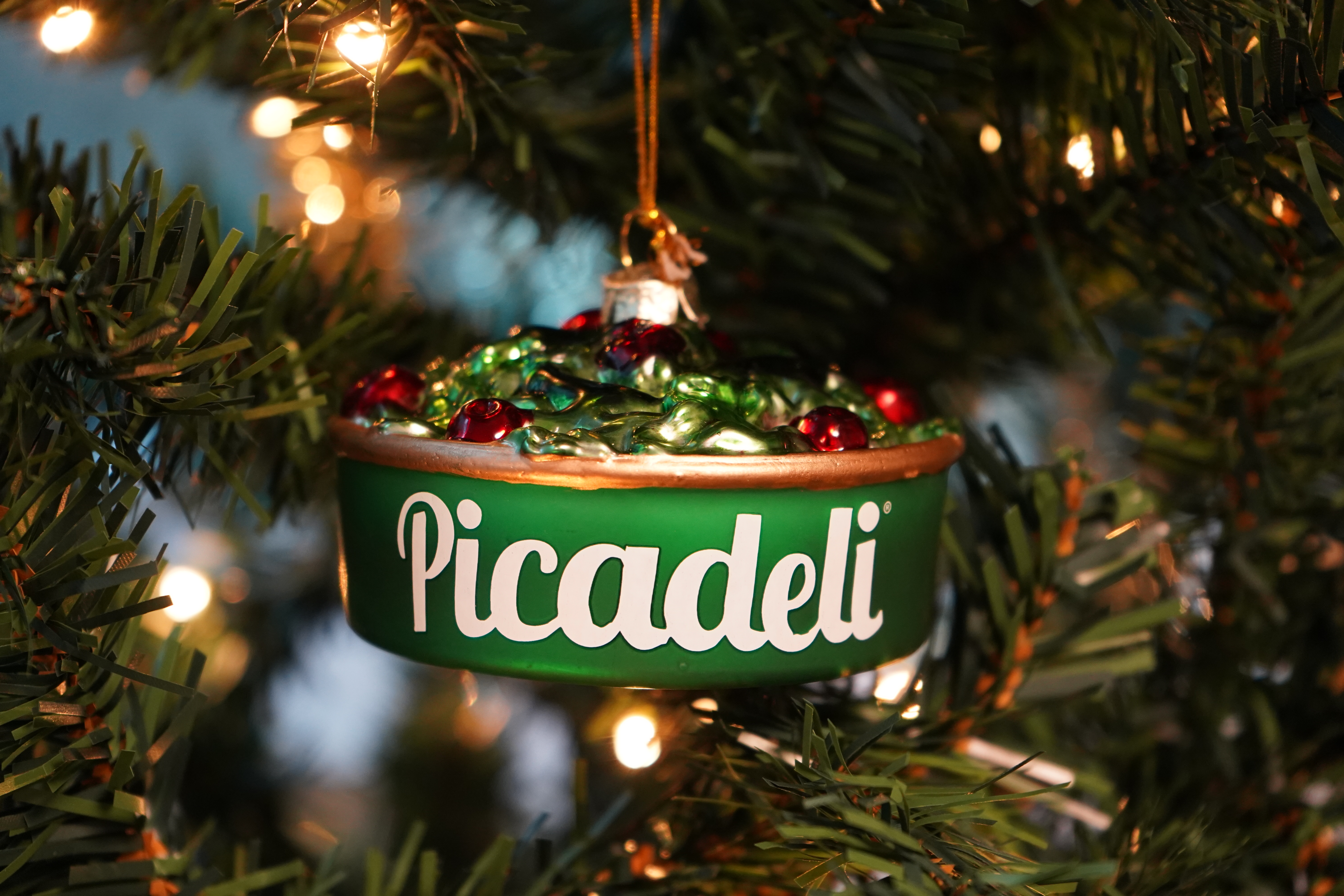 Salladsskål som julpynt