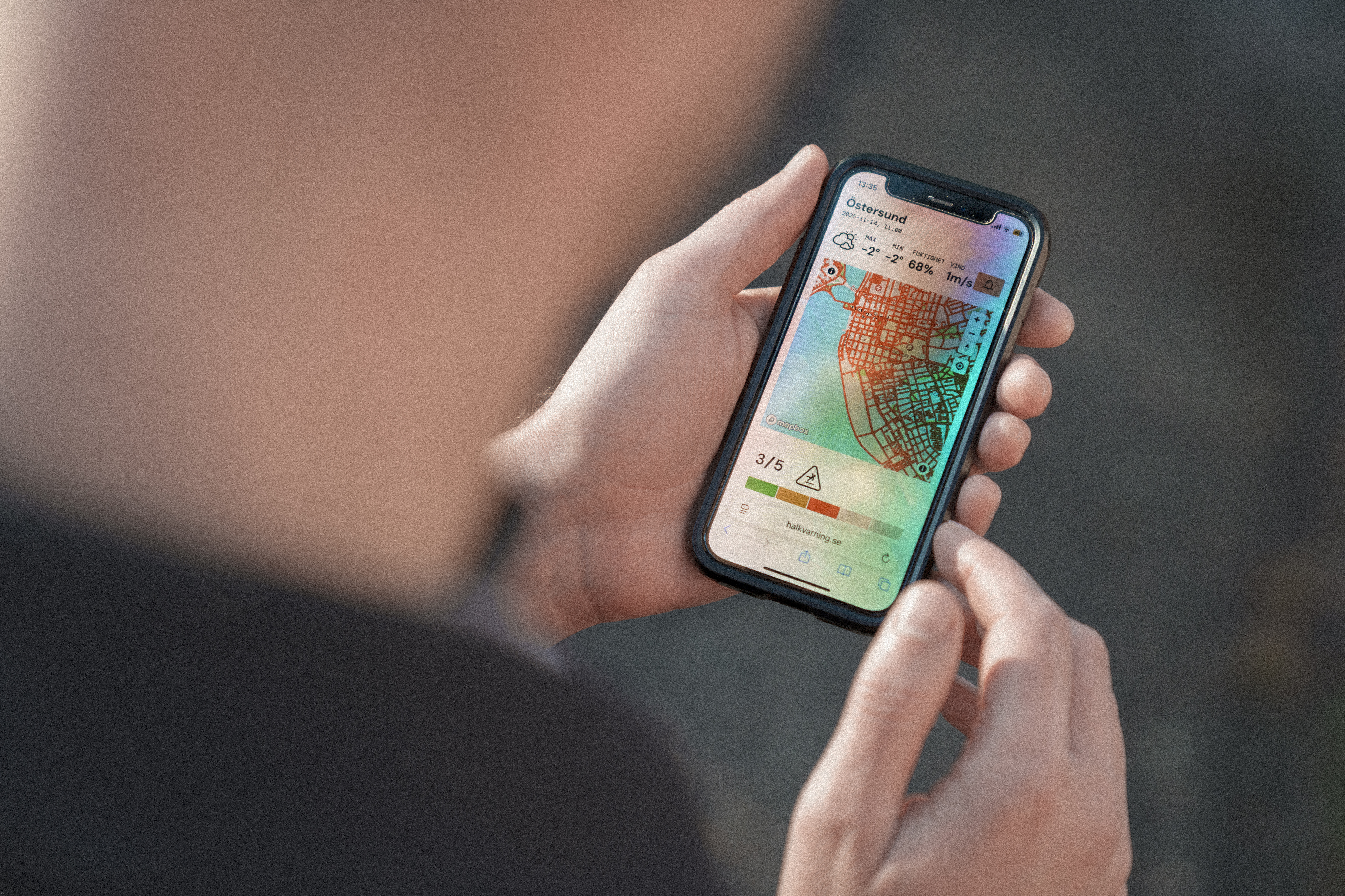 Gratis halkvarning med ny tjänst