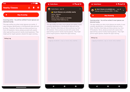 App upptäcker smarta glasögon