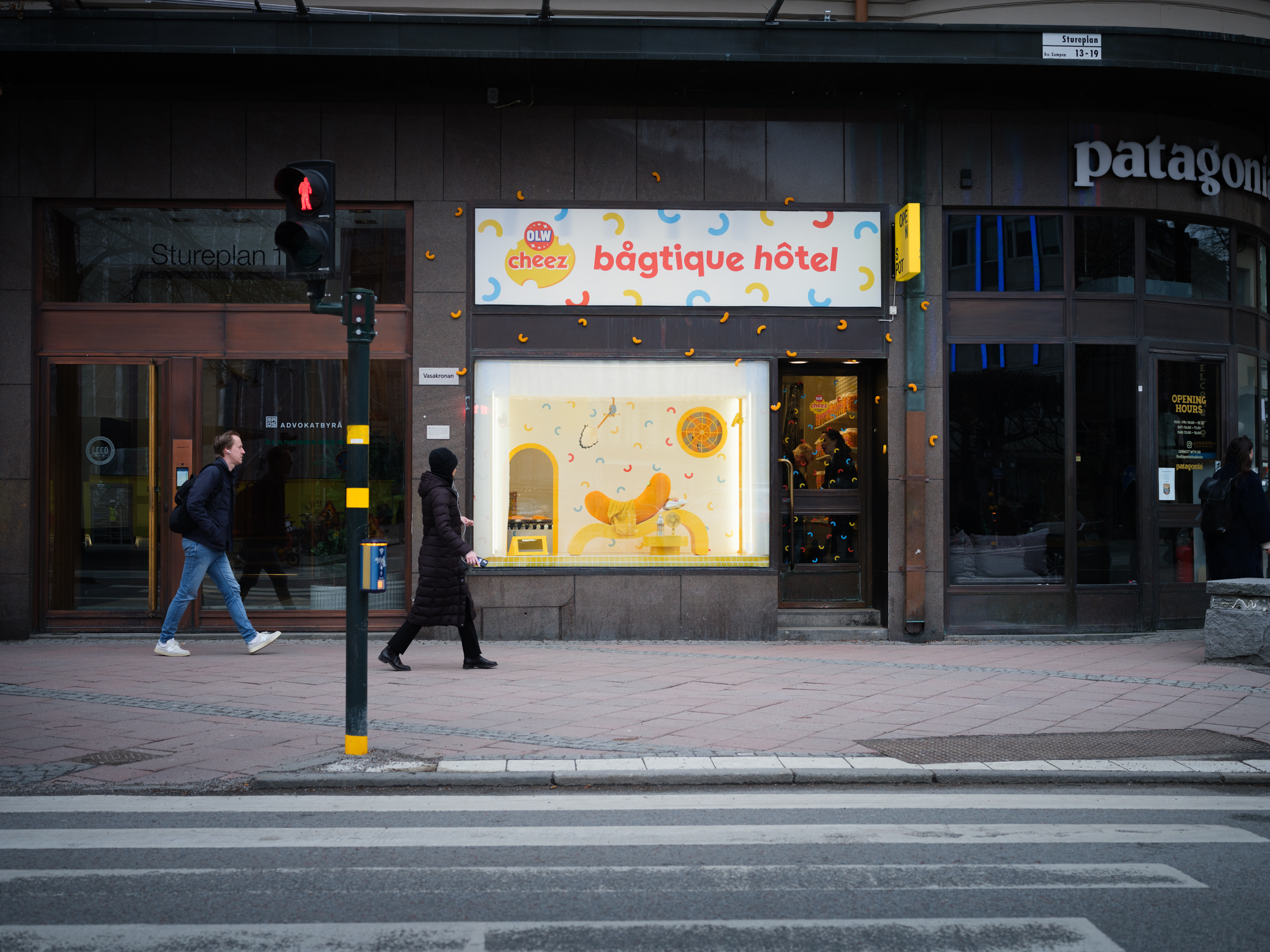 Lyxhotell för ostbågar