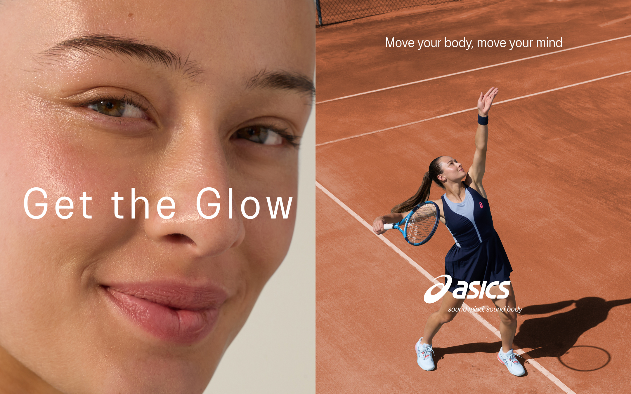 ASICS lanserar skönhetskampanj för träningsglädje