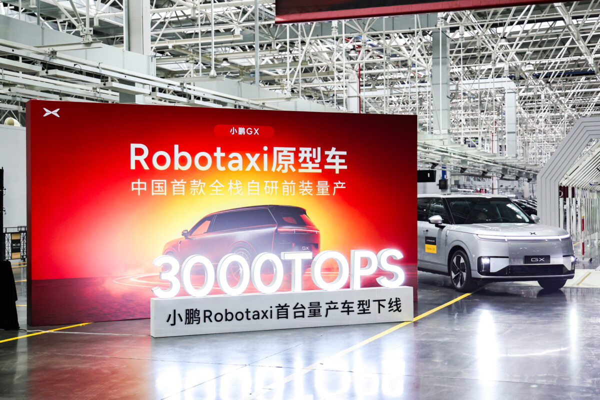 XPENG massproducerar robotaxi