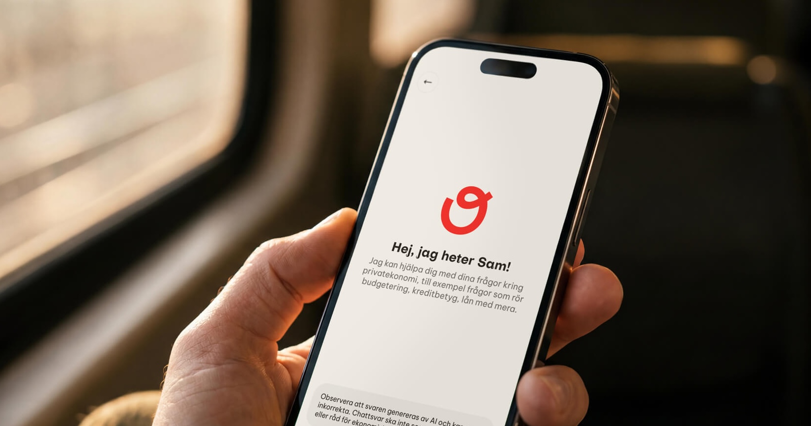 AI-assistenten Sam för privatekonomisk rådgivning