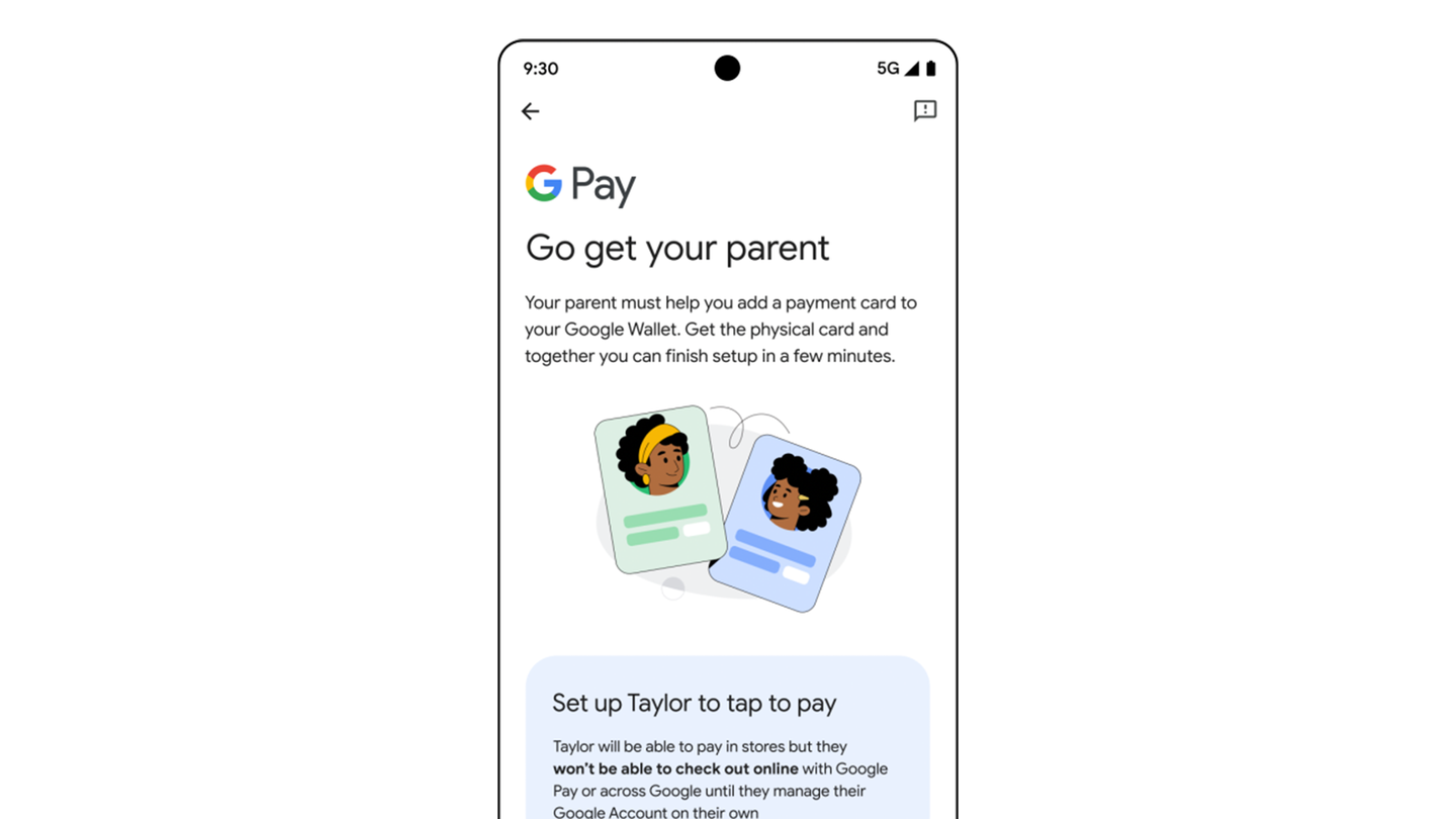 Google Wallet lanserar ny funktion för föräldrar och barn