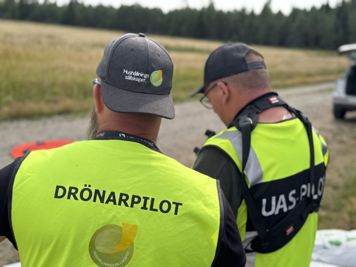 Första drönartillståndet för lantbruk