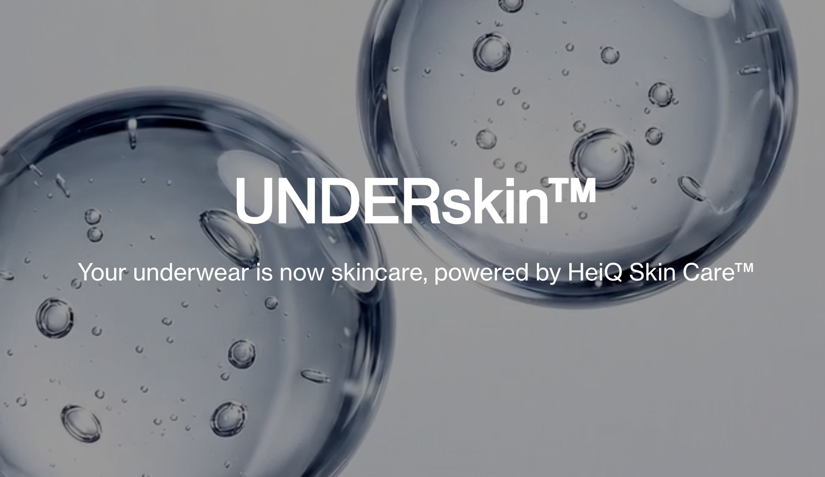 Underkläder med inbyggd hudvård
