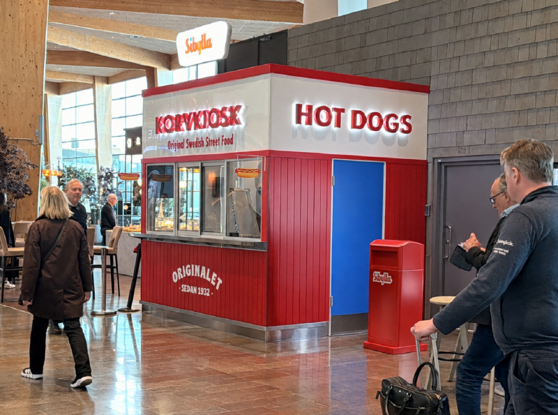Arlanda får egen korvkiosk
